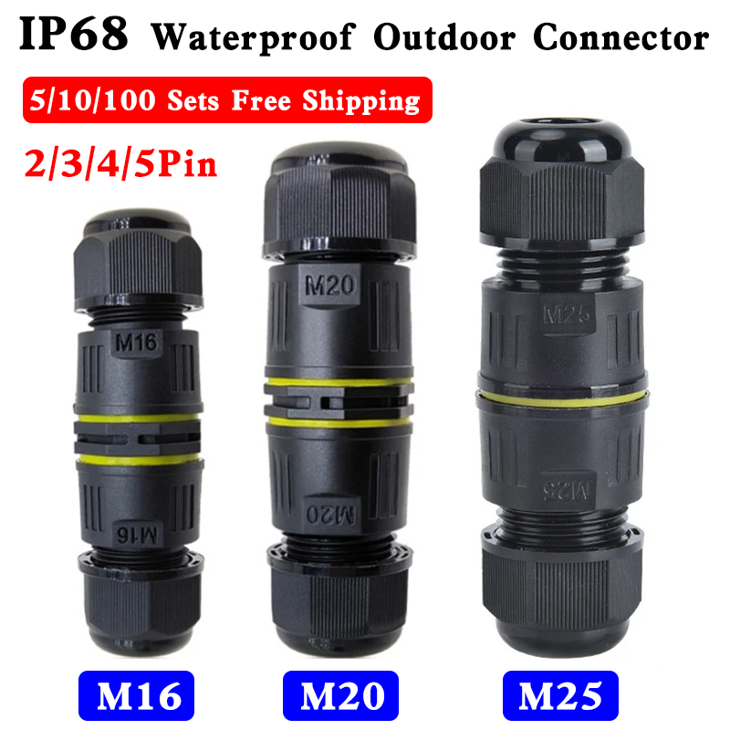 M16 M20 M25 IP68 Waterproof Ou - Outdoor Lighting Wire Connectors のレビューと価格