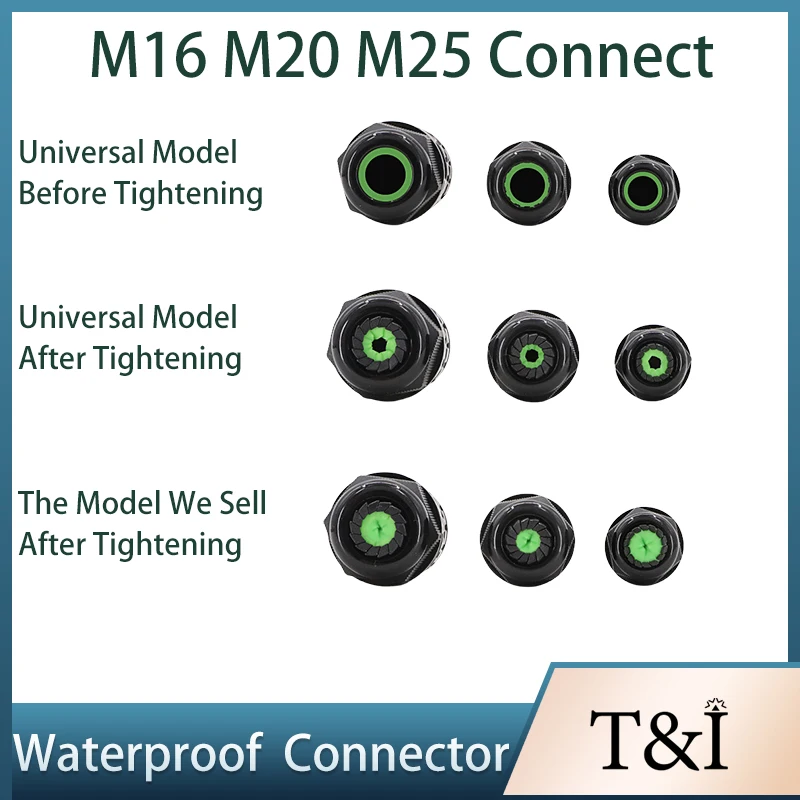 M16 M20 M25 IP68 Waterproof Ou - Outdoor Lighting Wire Connectors のレビューと価格