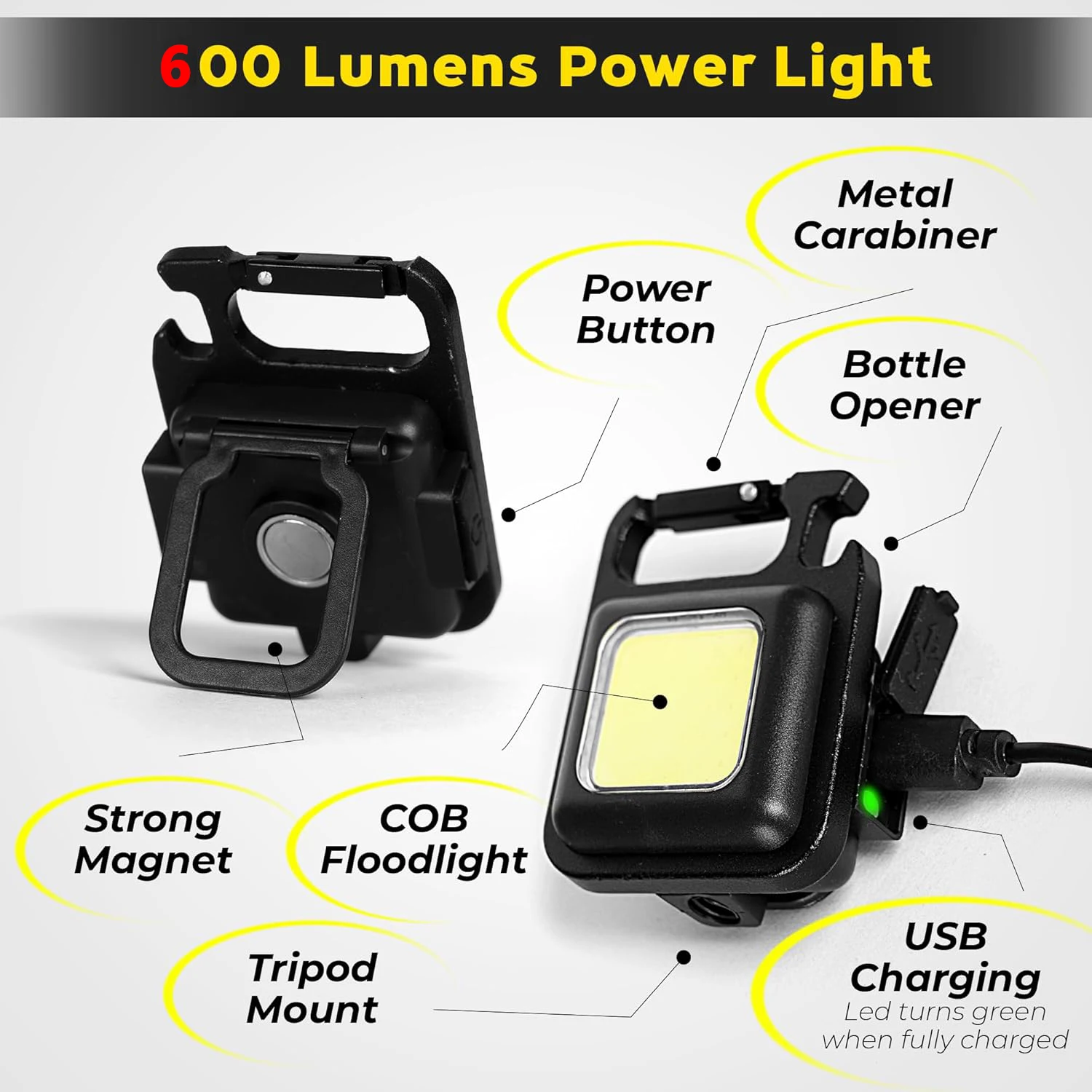 Portable Keychain Light Mini M - Outdoor Lighting Usb のレビューと価格