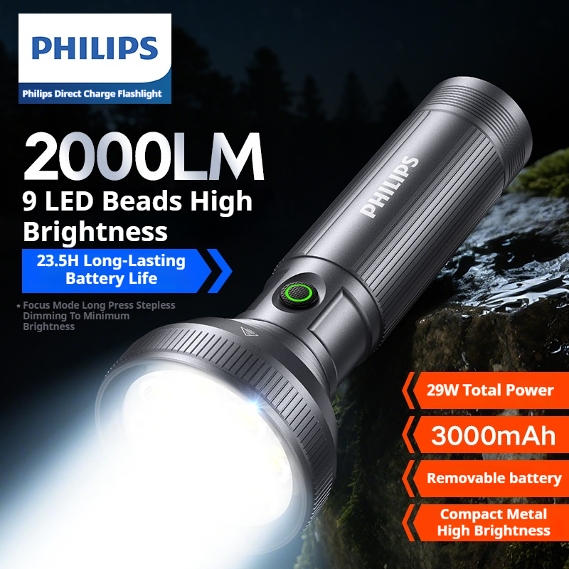 PHILIPS 2025 New 9 Lamp Beads  - Outdoor Lighting Usb のレビューと価格