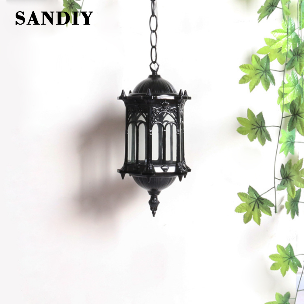 SANDIY Outdoor Pendant Lamp Re - Outdoor Lighting Restaurant のレビューと価格