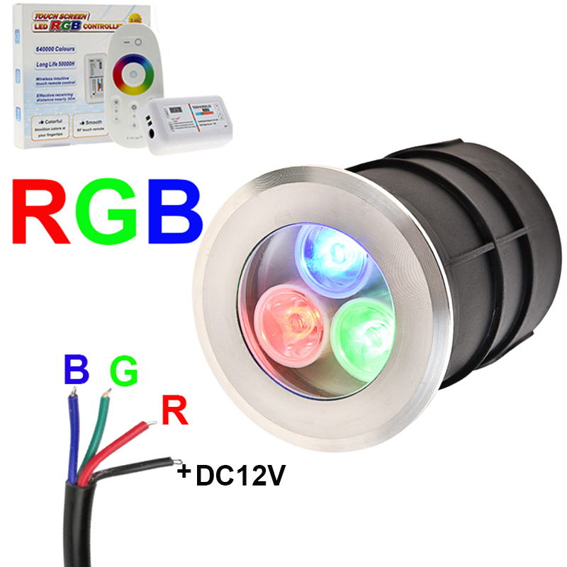 4-wire RGB LED Underground Lig - Outdoor Lighting Underground Wiring のレビューと価格
