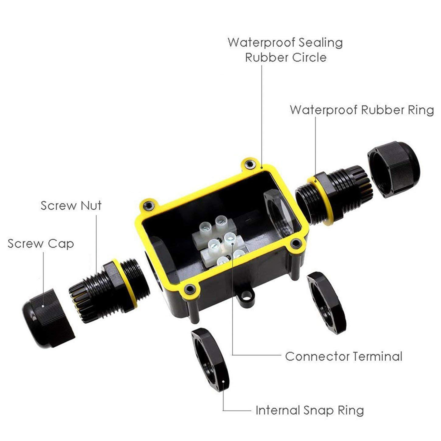 2 Way Outdoor Waterproof IP66  - Outdoor Lighting Wire Connectors のレビューと価格