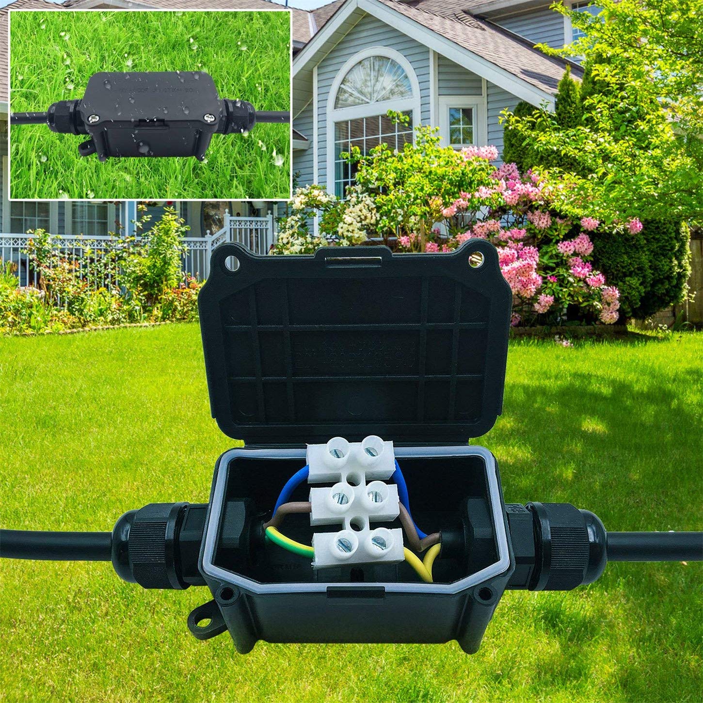 2 Way Outdoor Waterproof IP66  - Outdoor Lighting Wire Connectors のレビューと価格