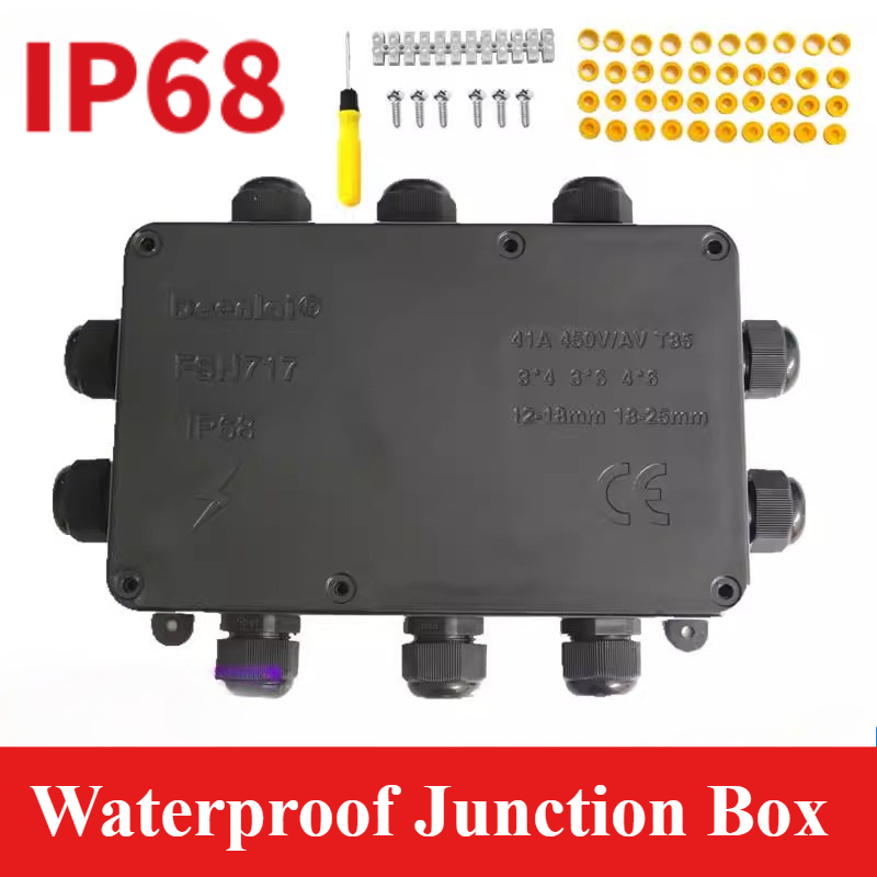 10 Way Wire Junction Box Conne - Outdoor Lighting Underground Wiring のレビューと価格