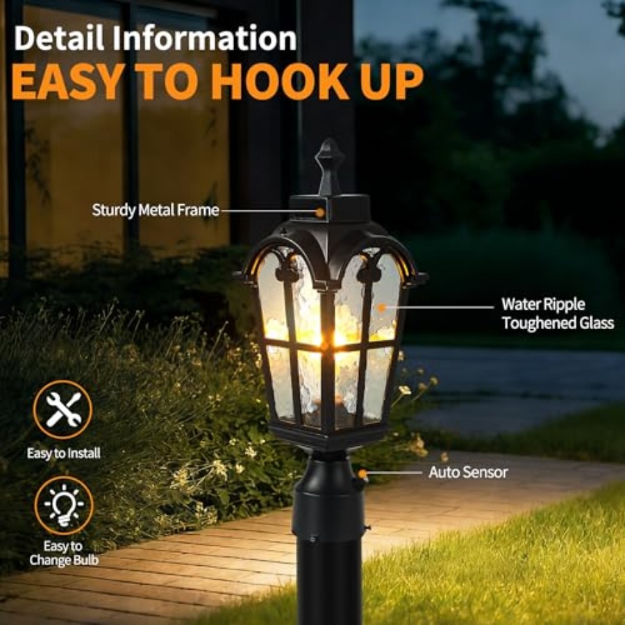 Sensor Outdoor Post Lights Wat - Outdoor Lighting Sensor のレビューと価格