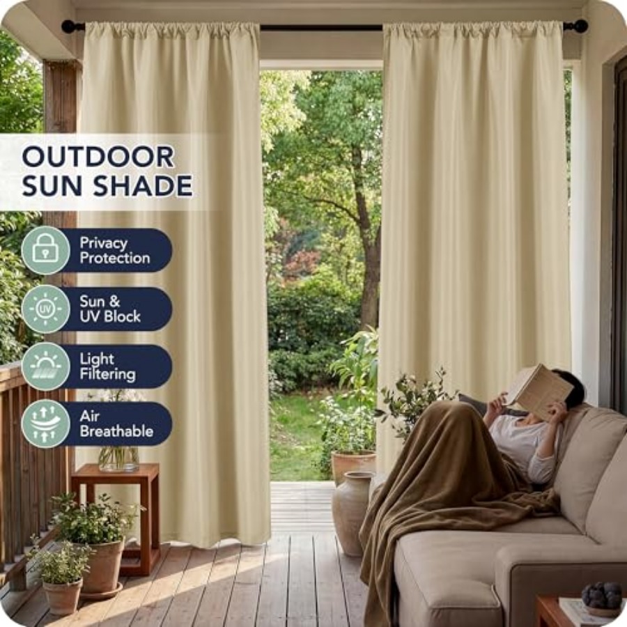 Outdoor Curtains for Patio Wat - Outdoor Lighting Gazebo のレビューと価格
