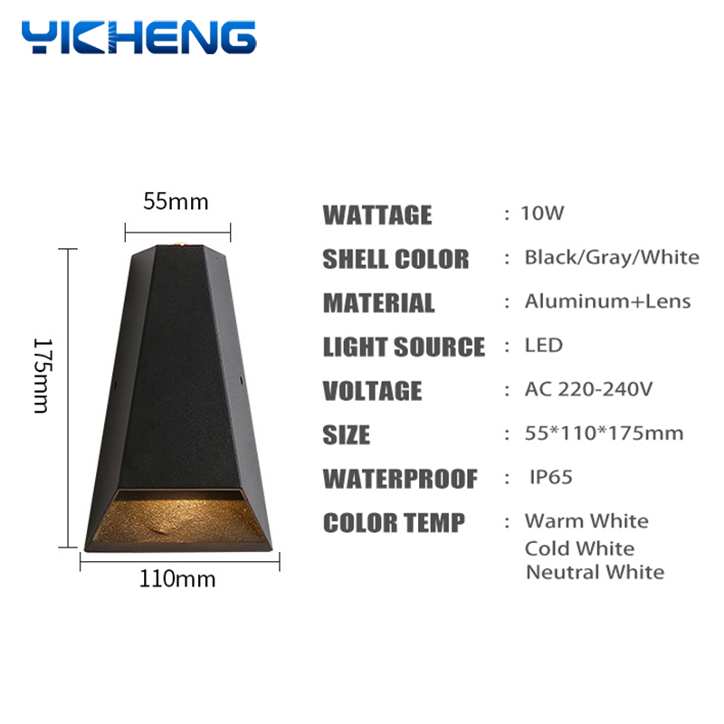 6W 10W LED Wall Lamp IP65 Wate - Outdoor Lighting Uk のレビューと価格