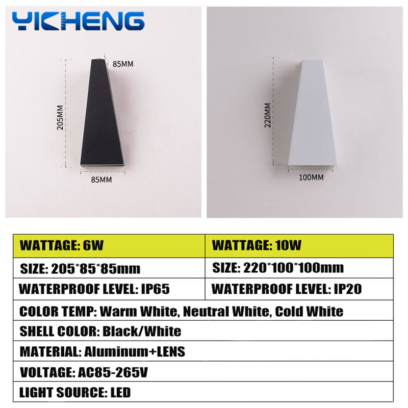 6W 10W LED Wall Lamp IP65 Wate - Outdoor Lighting Uk のレビューと価格