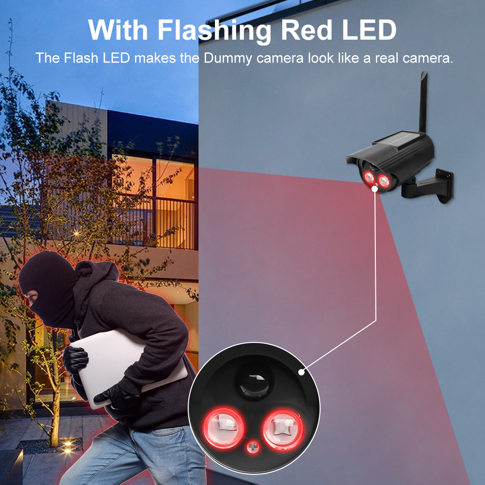 Outdoor Solar Simulation Camer - Outdoor Lighting On House のレビューと価格
