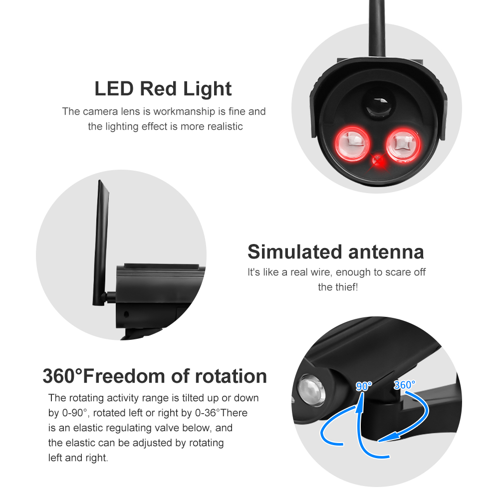 Outdoor Solar Simulation Camer - Outdoor Lighting On House のレビューと価格