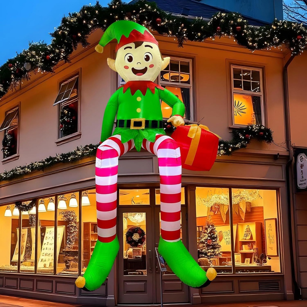 8FT Christmas Inflatables Sitt - Outdoor Lighting Gazebo のレビューと価格