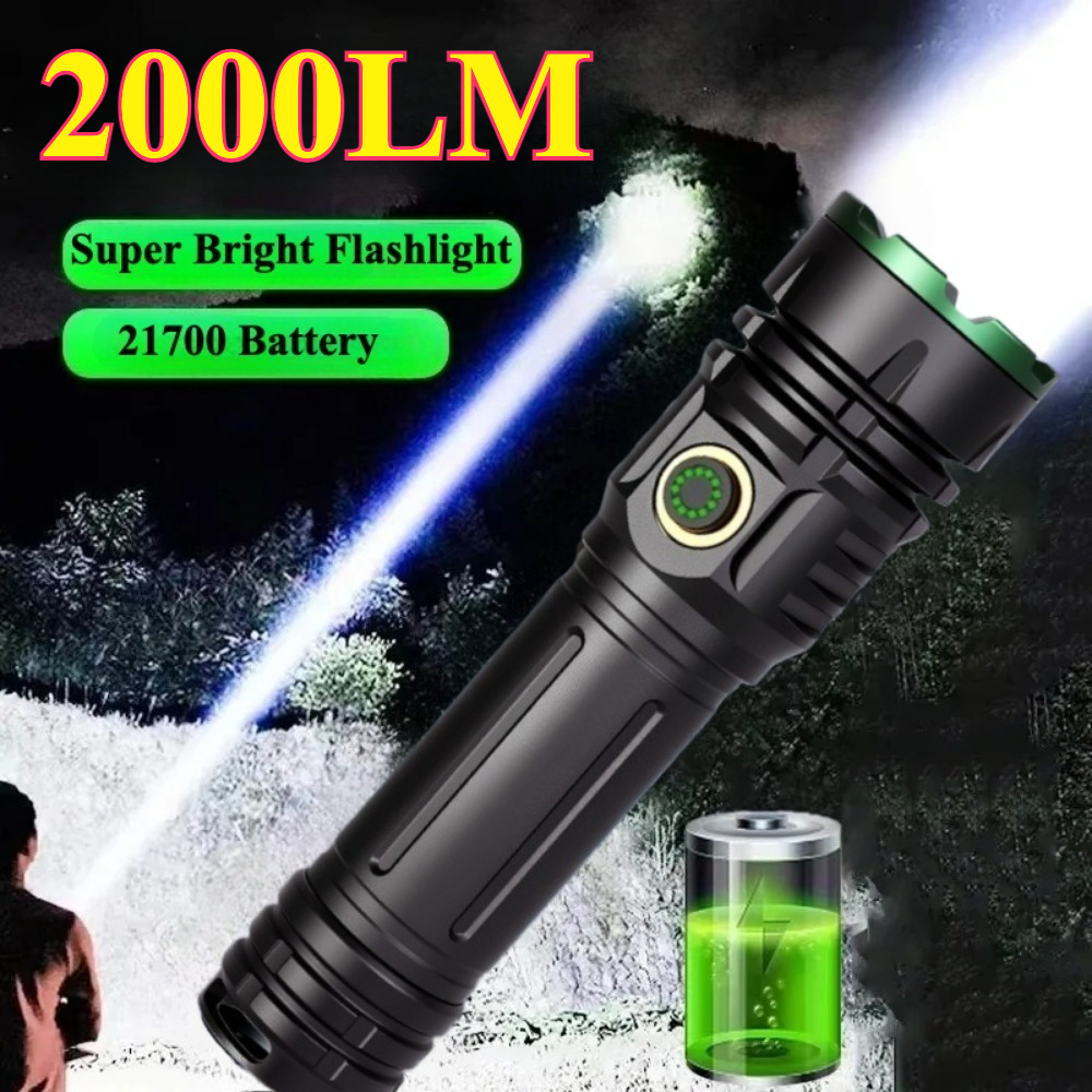 2000LM Super Bright Led Flashl - Outdoor Lighting The Range のレビューと価格
