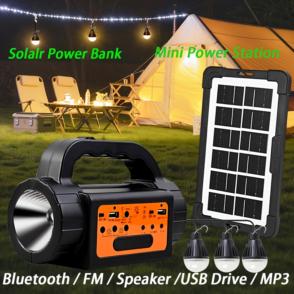Solar Rechargeable Camping Lig - Outdoor Lighting Solar のレビューと価格
