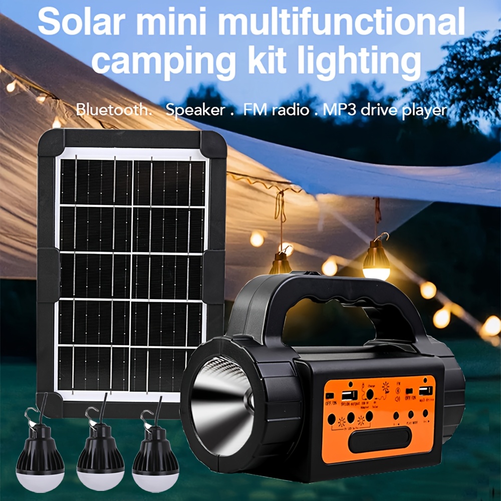Solar Rechargeable Camping Lig - Outdoor Lighting Solar のレビューと価格