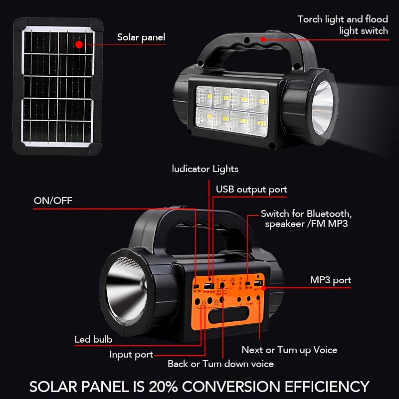 Solar Rechargeable Camping Lig - Outdoor Lighting Solar のレビューと価格