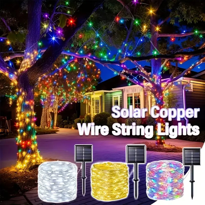 Solar Fairy LED Copper Wire Li - Outdoor Lighting On House のレビューと価格