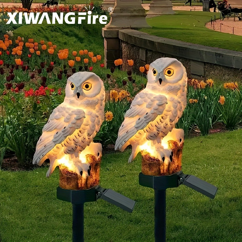 Solar Owl Statue Garden Light  - Outdoor Lighting Gazebo のレビューと価格