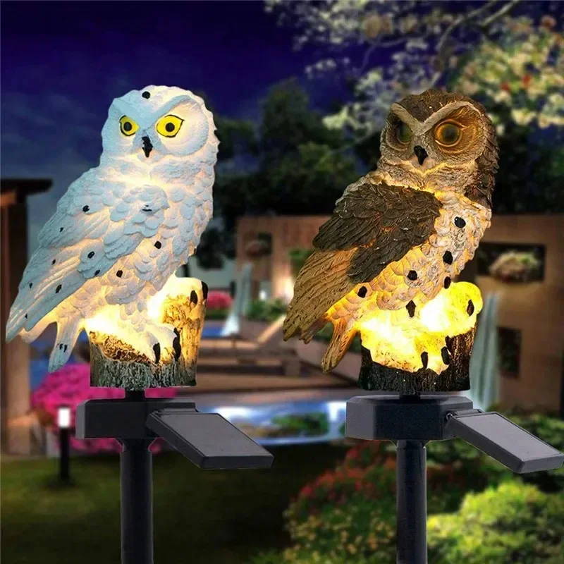 Solar Owl Statue Garden Light  - Outdoor Lighting Gazebo のレビューと価格