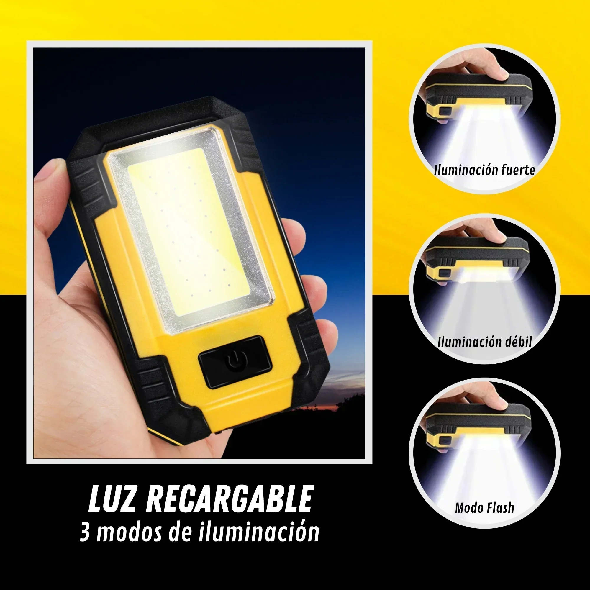 Portable 4000MaH Rechargeable  - Outdoor Lighting Panel のレビューと価格