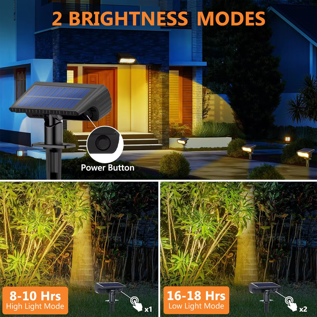 4 Pack Solar Landscape Spot Li - Outdoor Lighting Solar のレビューと価格