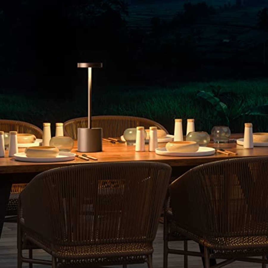 Cordless Table Lamp Rechargeab - Outdoor Lighting Solar のレビューと価格