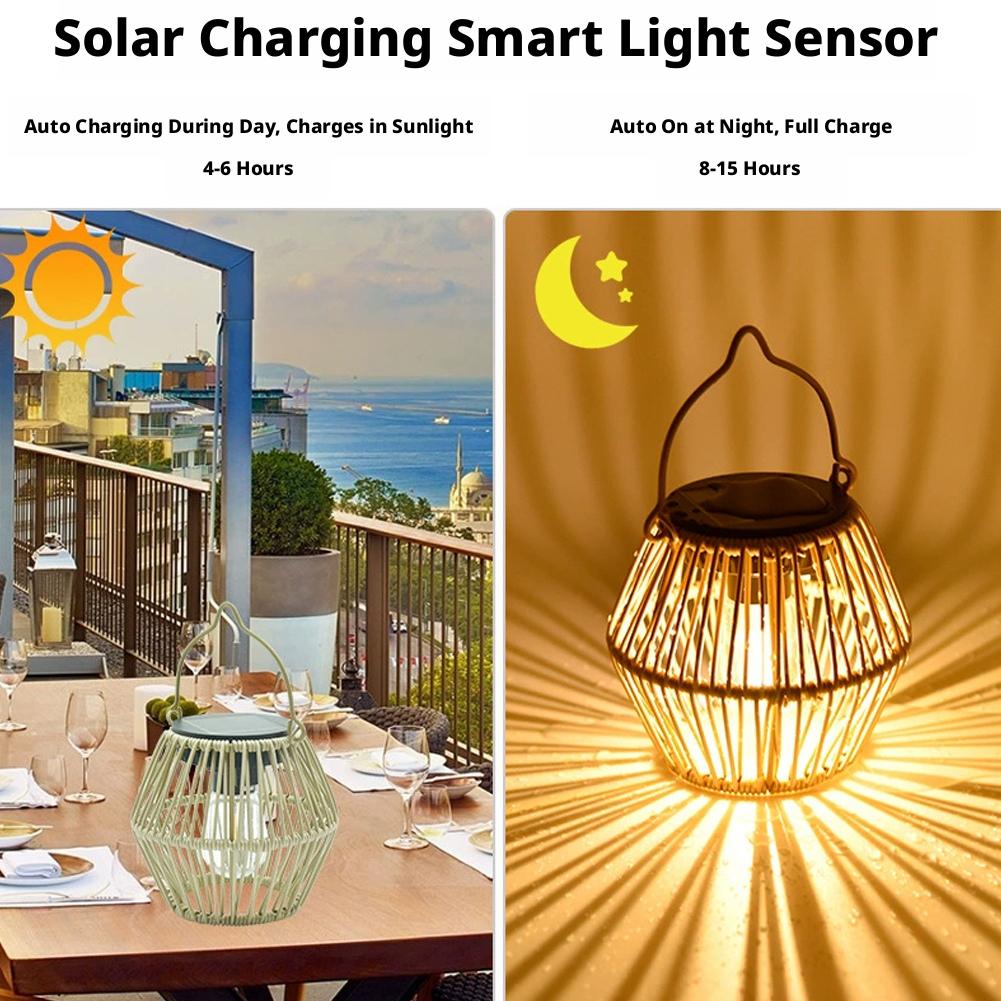 IP65 Waterproof Solar Rattan L - Outdoor Lighting Solar のレビューと価格