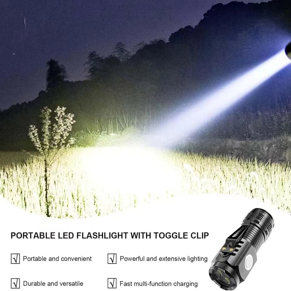 LED Strong Light Flashlight Re - Outdoor Lighting The Range のレビューと価格