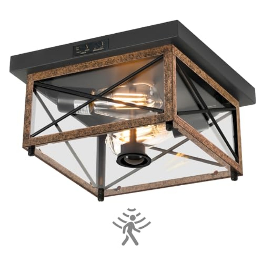 Outdoor Ceiling Light with Mot - Outdoor Lighting Sensor のレビューと価格