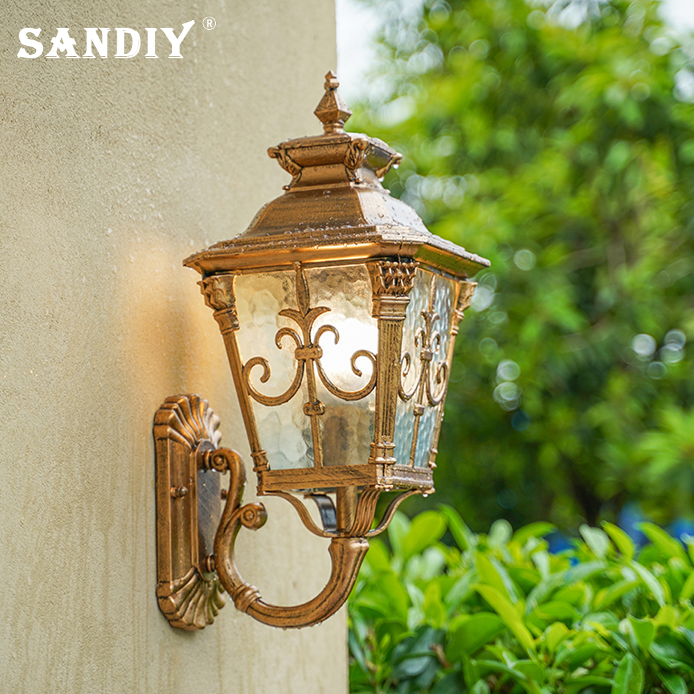 SANDIY Vintage Wall Light Outd - Outdoor Lighting Uk のレビューと価格