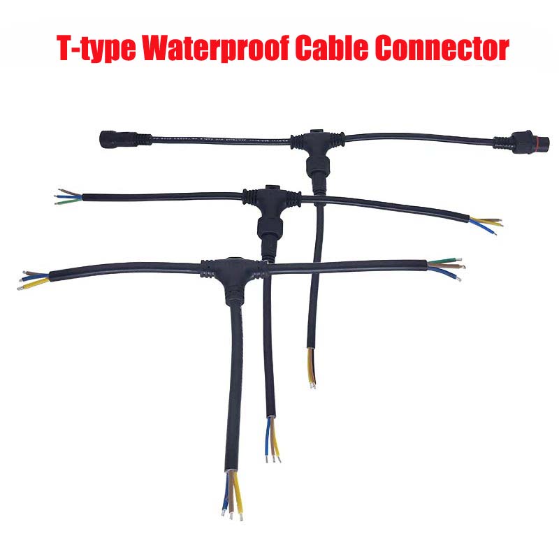 T-Type Waterproof Cable Splitt - Outdoor Lighting Wire Connectors のレビューと価格