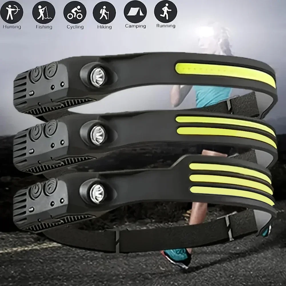 LED Sensor Headlamp USB Rechar - Outdoor Lighting Sensor のレビューと価格