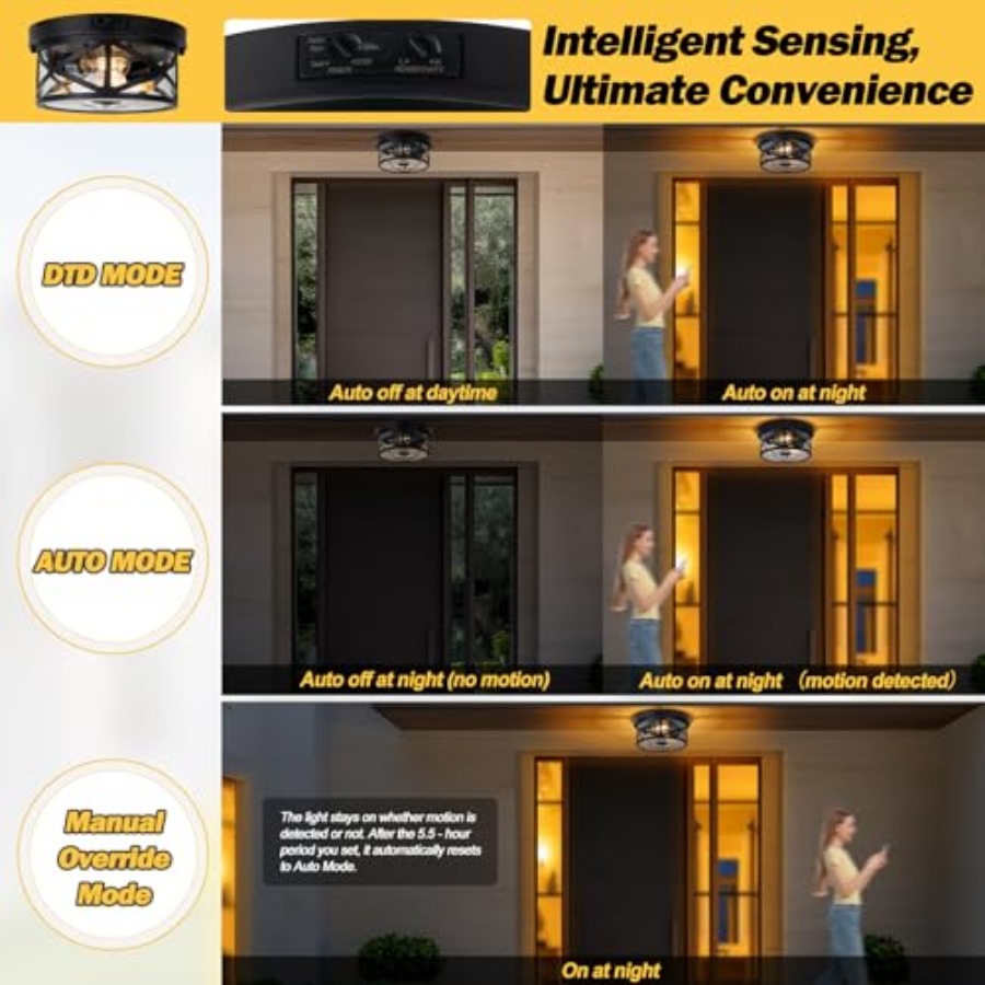 Motion Sensor Outdoor Ceiling  - Outdoor Lighting Sensor のレビューと価格
