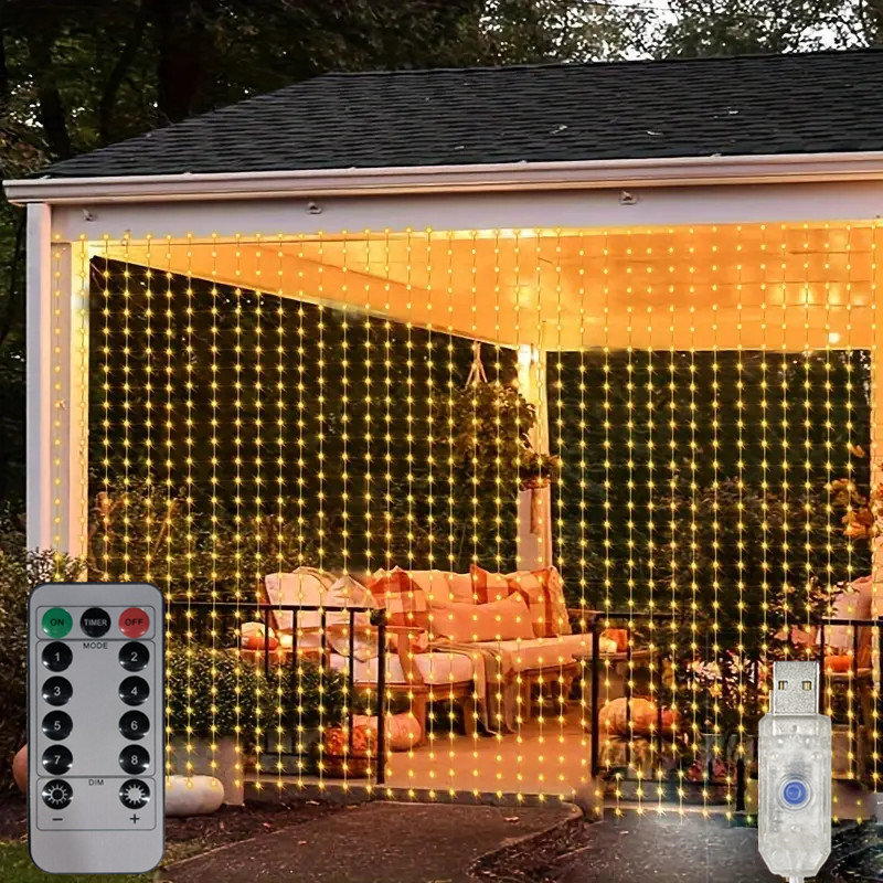 LED Garland Fairy Light Garden - Outdoor Lighting On House のレビューと価格