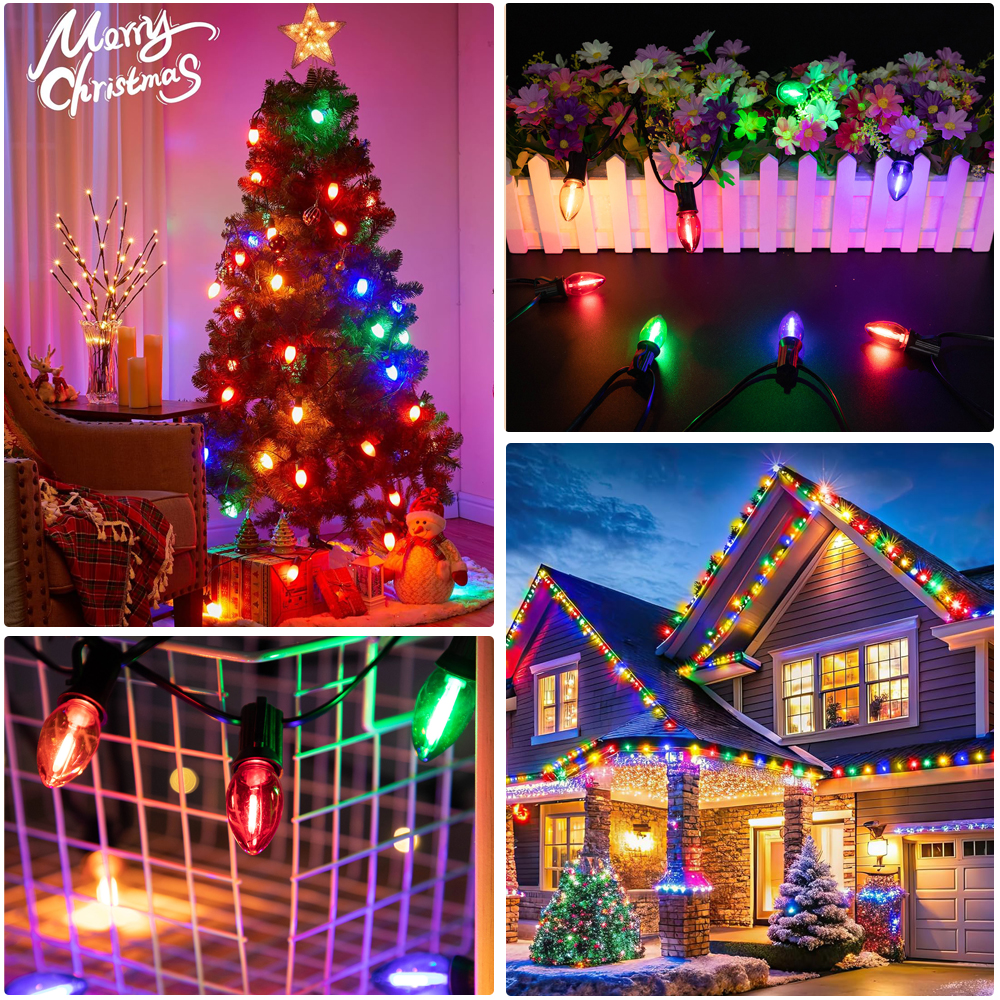 Plastics C7 Street Garland E12 - Outdoor Lighting Uk のレビューと価格