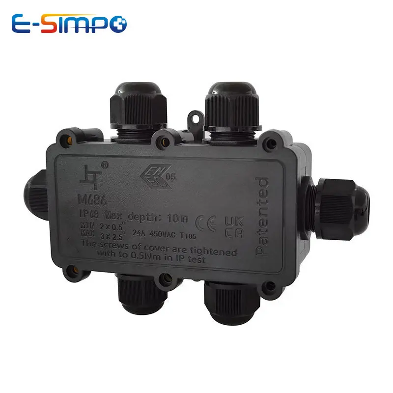 6Way 1IN5Out IP68 Underwater P - Outdoor Lighting Wire Connectors のレビューと価格