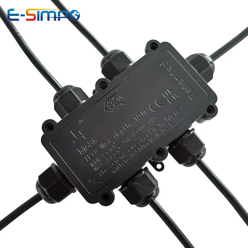 6Way 1IN5Out IP68 Underwater P - Outdoor Lighting Wire Connectors のレビューと価格