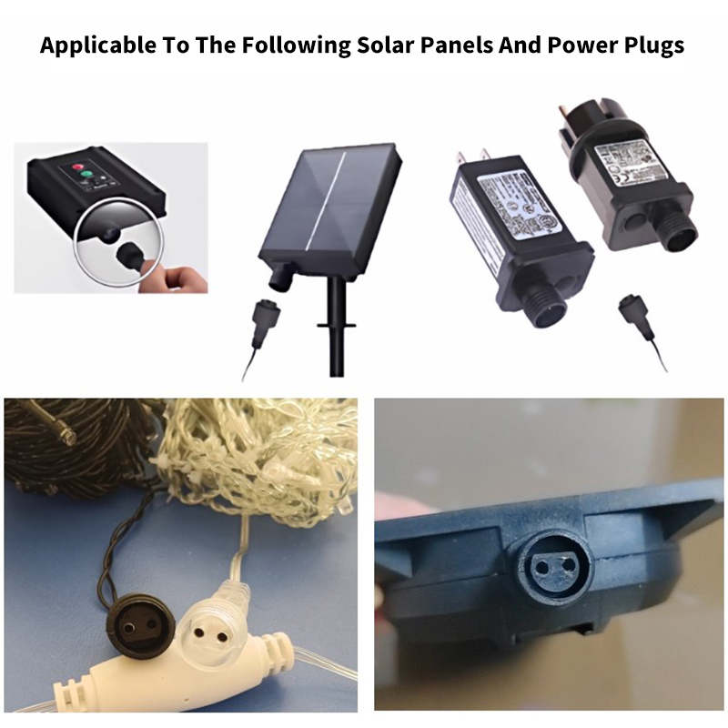 2Pin LED Connector with 25cm W - Outdoor Lighting Wire Connectors のレビューと価格