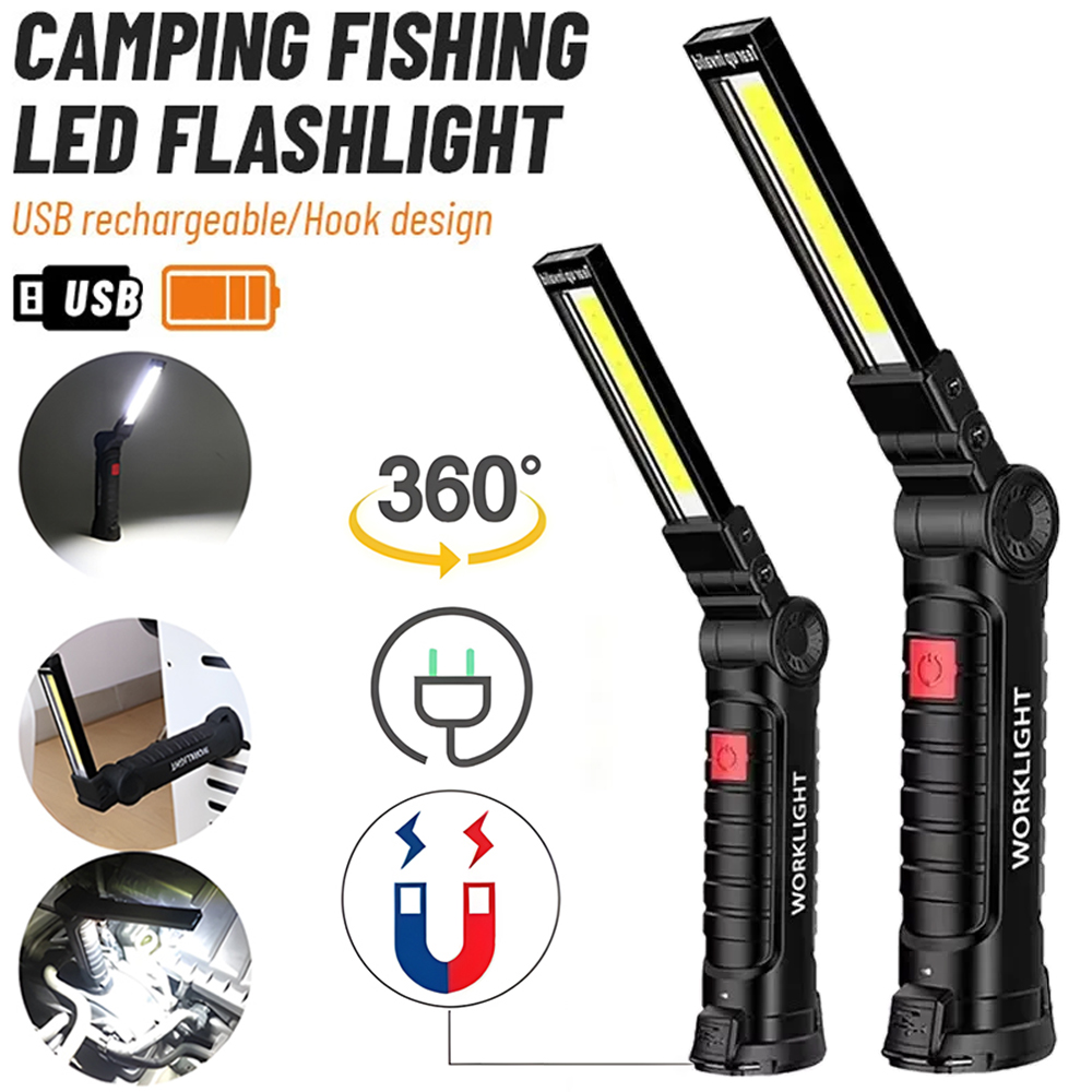 LED COB Flashlight USB Recharg - Outdoor Lighting Usb のレビューと価格
