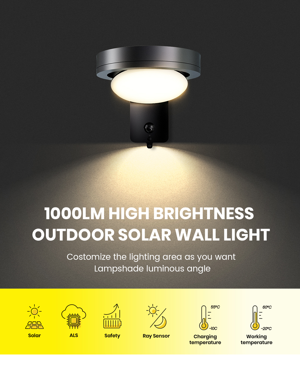 SRESKY Solar Powered Outdoor W - Outdoor Lighting Wall Mount のレビューと価格