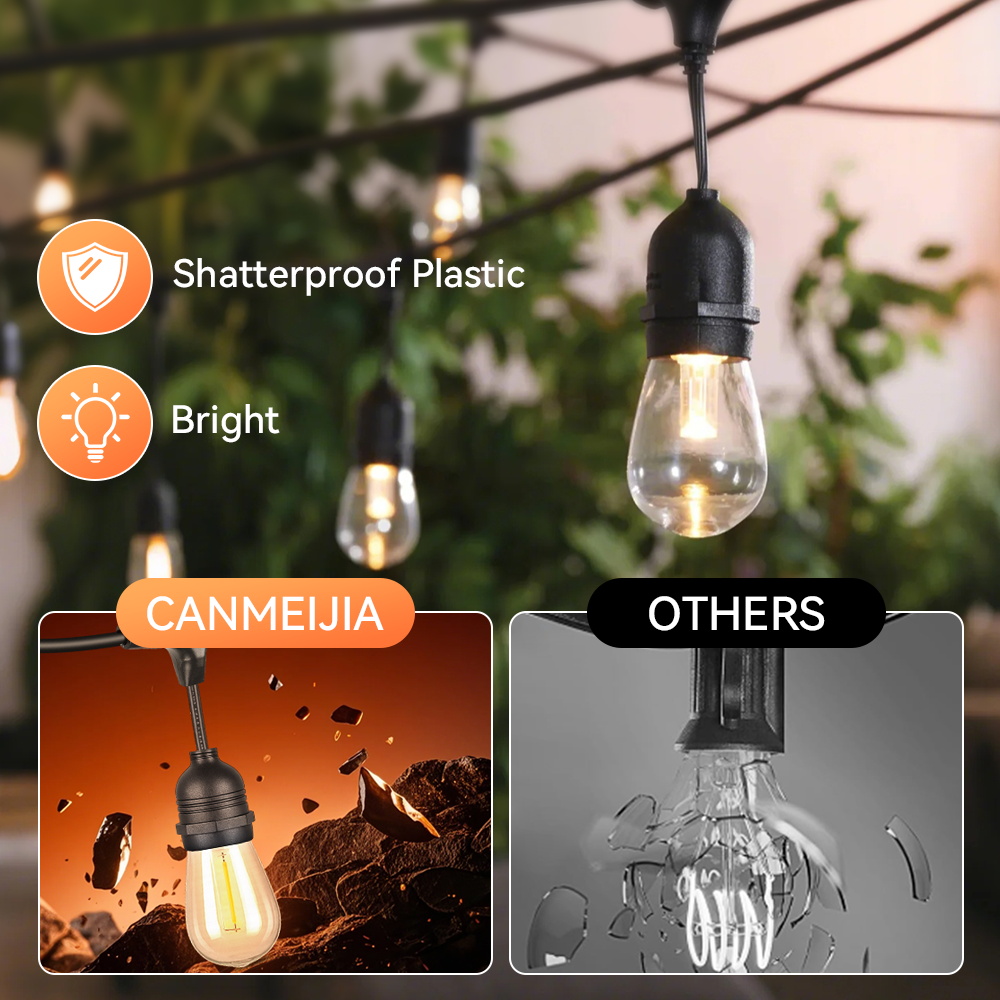 E27 Outdoor String Lights LED  - Outdoor Lighting Uk のレビューと価格