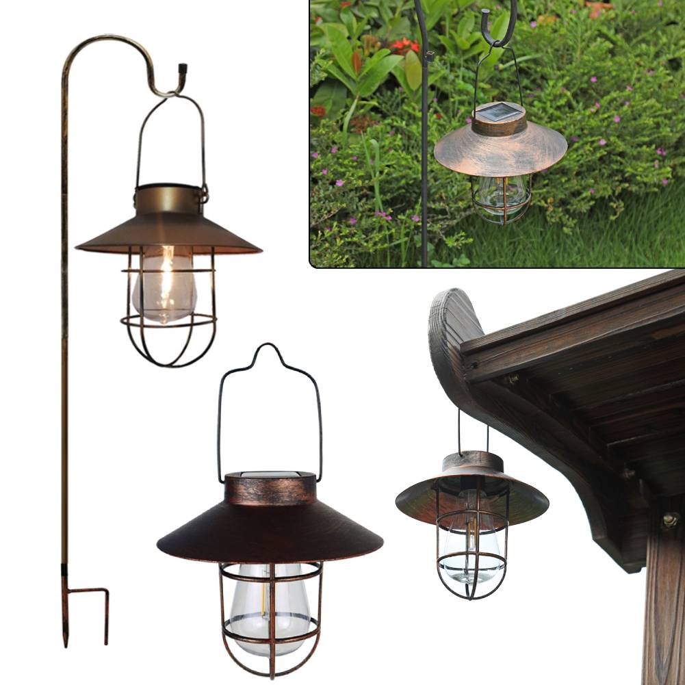 Solar Retro Camping Lantern Wa - Outdoor Lighting Chandelier のレビューと価格