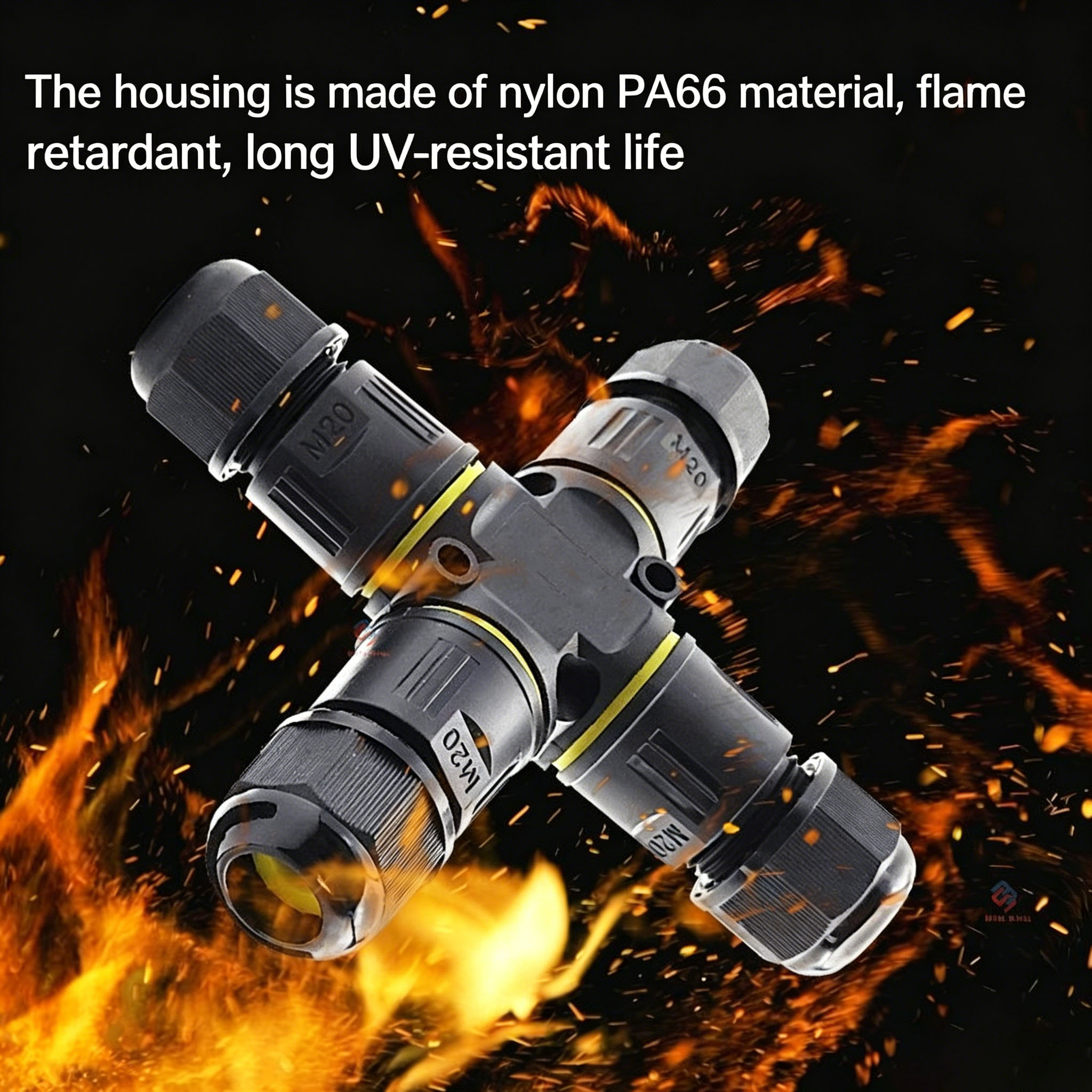 IP68 4-Way Cross Waterproof Co - Outdoor Lighting Wire Connectors のレビューと価格