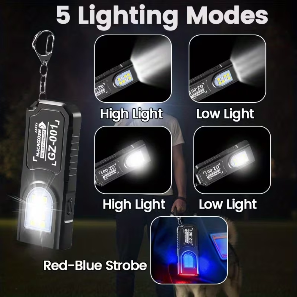 Mini COB LED Keychain Flashlig - Outdoor Lighting Panel のレビューと価格