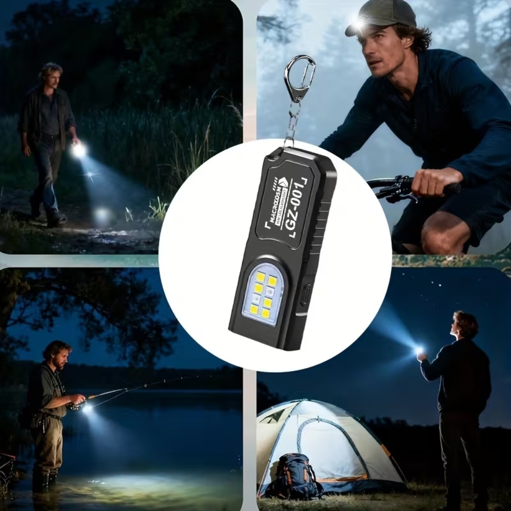 Mini COB LED Keychain Flashlig - Outdoor Lighting Panel のレビューと価格